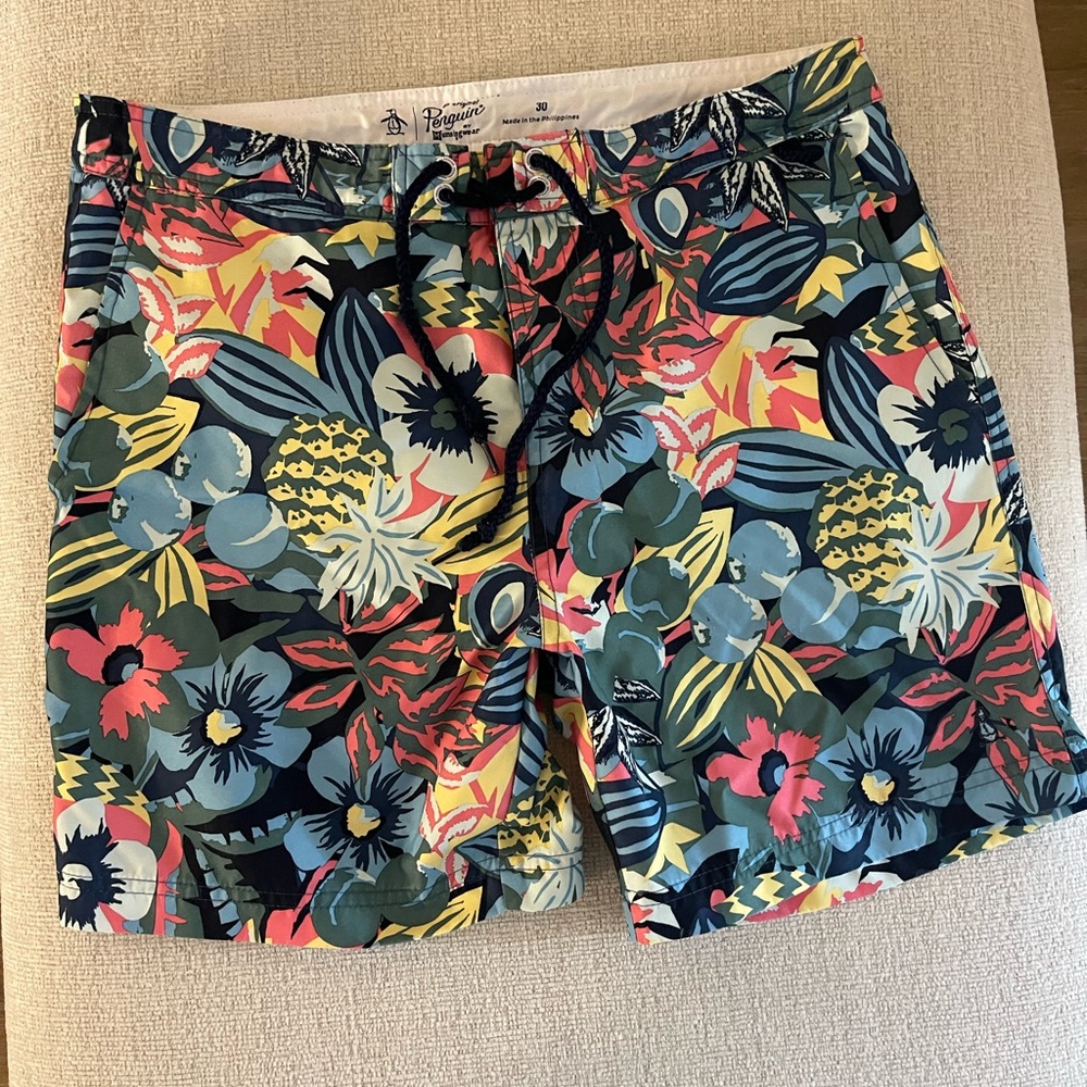 Original Penguin Tropical Swim Shorts
